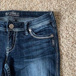 •SILVER• boot cut jeans